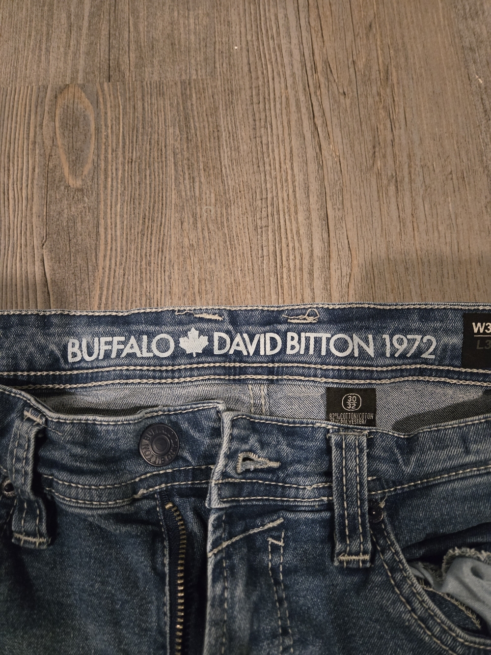 Buffalo David Bitton Slim Straight Light Wash Jeans - Picture 6 of 10